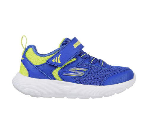 SKECHERS KIDS 407237N BLLM Dyna-Lite  RETLER Boy's Blue/Lime Trainer