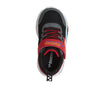 SKECHERS KIDS 407312N BKRD  -  PLAY SCENE  'Heros' Black/Red Racing Car Themed Trainer