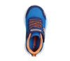 SKECHERS KIDS 407312N BLNV  -  PLAY SCENE Blue/Navy Aeroplane Themed Trainer