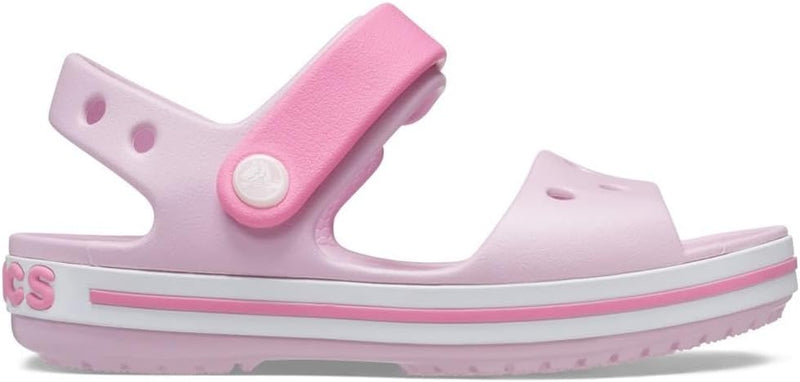 CROCS KIDS 12856 CROCBAND SANDALS BAL/PK Girls Bubblegum Pink sandals