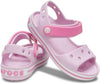 CROCS KIDS 12856 CROCBAND SANDALS BAL/PK Girls Bubblegum Pink sandals