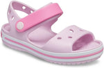 CROCS KIDS 12856 CROCBAND SANDALS BAL/PK Girls Bubblegum Pink sandals