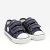 BILLI GIO KIDS BGEA4580 BOMBERINO BL01 Navy Blue Canvas Sneaker