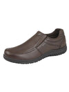 IMAC MENS M227BN BROWN Leather Twin Gusset Slip-On Shoe (Wide Fit) (Copy)
