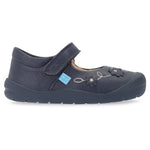 STARTRITE KIDS 0758-9 FLEX Navy Leather First Shoe (G)