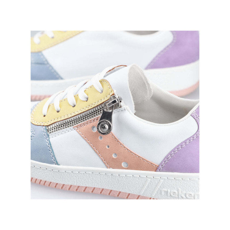 RIEKER WOMENS M5520-91 MORELIA White/Multi Sneaker