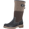 TAMARIS WOMENS 26432-41 Brown Leather/Textile Combination DuoTEX Long Boot