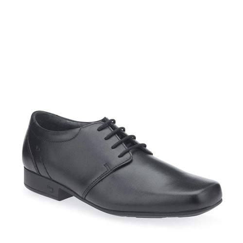 STARTRITE KIDS 8241-7 RHINO THEO Boys Black Leather Lace-Up Shoe G Fit