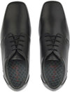 STARTRITE KIDS 8241-7 RHINO THEO Boys Black Leather Lace-Up Shoe G Fit