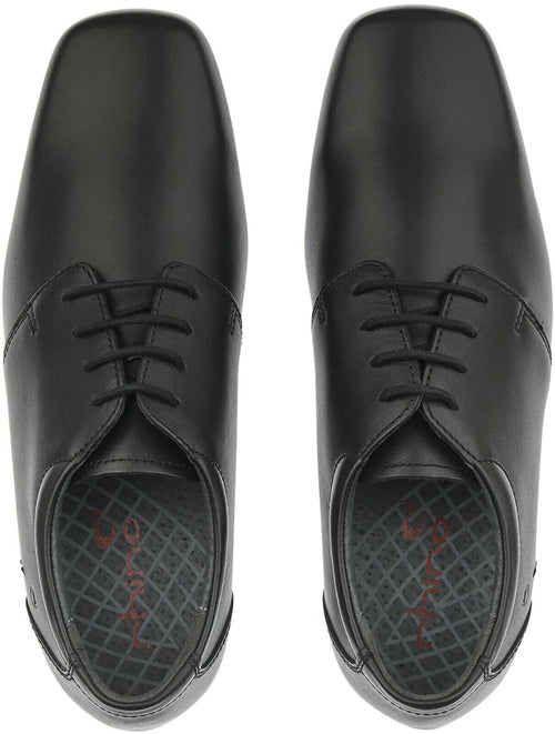 STARTRITE KIDS 8241-7 RHINO THEO Boys Black Leather Lace-Up Shoe G Fit