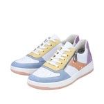 RIEKER WOMENS M5520-91 MORELIA White/Multi Sneaker