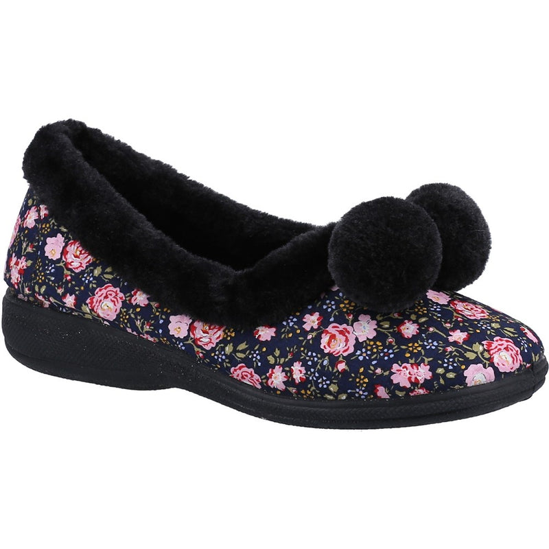 FLEET & FOSTER WOMENS SLIPPER  Goldfinch Navy