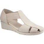 FLEET & FOSTER WOMENS DOLLY Taupe Slip-On Sandal