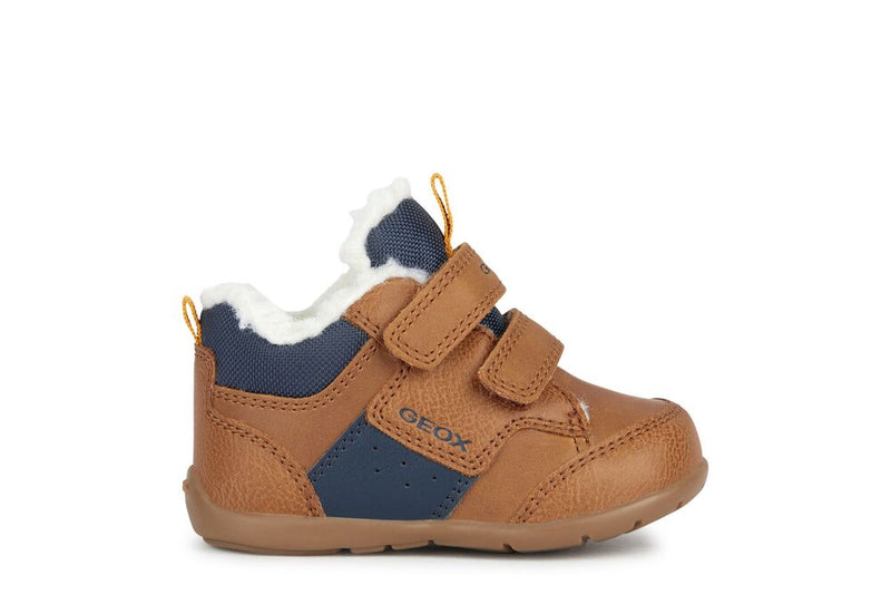 GEOX KIDS B361PB B ELTHAN BOY Tan/Navy Boy's Bootee