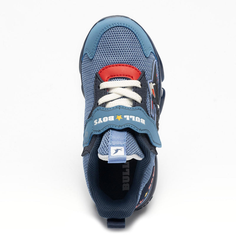 BULL BOYS KIDS DNAL4506 PTERODATTILO Boy's Blue Trainer with Lights