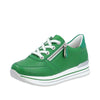 REMONTE WOMENS D1302-52 ALABAMA Apple Green Leather Sneaker