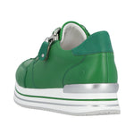 REMONTE WOMENS D1302-52 ALABAMA Apple Green Leather Sneaker