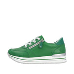 REMONTE WOMENS D1302-52 ALABAMA Apple Green Leather Sneaker