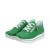 REMONTE WOMENS D1302-52 ALABAMA Apple Green Leather Sneaker