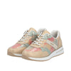 REMONTE WOMENS D1G01-90 NEWVAPO Beige/Multicoloured Bungee Sneaker