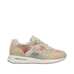 REMONTE WOMENS D1G01-90 NEWVAPO Beige/Multicoloured Bungee Sneaker