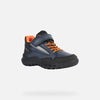 GEOX KIDS J SIMBY OS J36L0C Boy's Navy/Orange Waterproof Boot