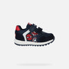 GEOX KIDS B453CB B ALBEN Baby Boys Navy/Red MARVEL Spiderman Trainer