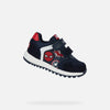 GEOX KIDS B453CB B ALBEN Baby Boys Navy/Red MARVEL Spiderman Trainer