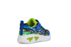 GEOX KIDS J45DZB J ASSISTER Boys Royal/Lime Trainers with Lights