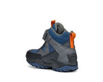 GEOX KIDS J841WA J N.SAVAGE Navy/Grey Combination Amphibiox Ankle Boot