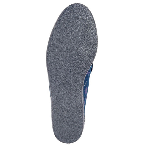 SLEEPERS LS941NC IVY Womens Navy Velcro EE Fit Full Slipper