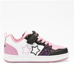 LELLI KELLY KIDS LK2015 DAISY Girl's Black/Blush Pink Riptape Trainer