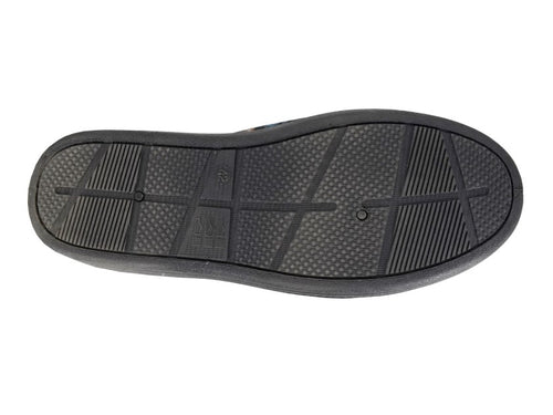 SLEEPERS MENS MS411CK DENZIL Blue/Check Touch-fastening Slipper