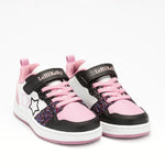 LELLI KELLY KIDS LK2015 DAISY Girl's Black/Blush Pink Riptape Trainer