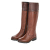 REMONTE WOMENS R6581-22Chestnut Brown Leather 'TEX' Long Boot