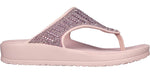 SKECHERS WOMANS 111016 MVE FOAMIES Cali Breeze Mauve Diamante Toe-Post