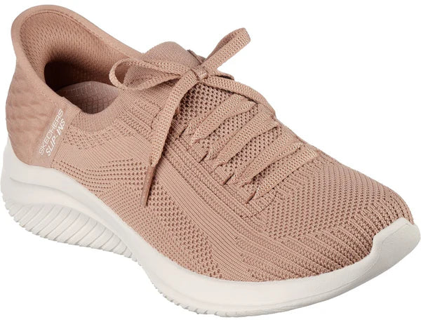 SKECHERS WOMENS 149710 TAN BRILLIANT PATH Handsfree 'Slip Ins'