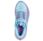 SKECHERS KIDS 303898L AQPR Go-Run Glitter Soul Aqua/Purple Trainer