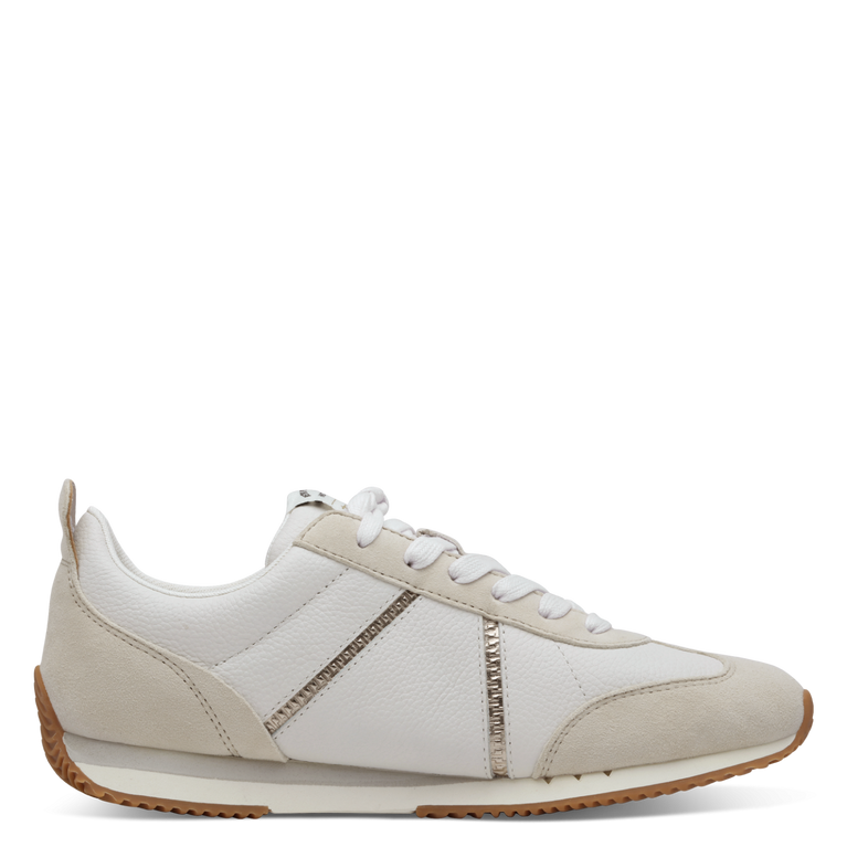 TAMARIS WOMENS 23652 White Leather Trainer