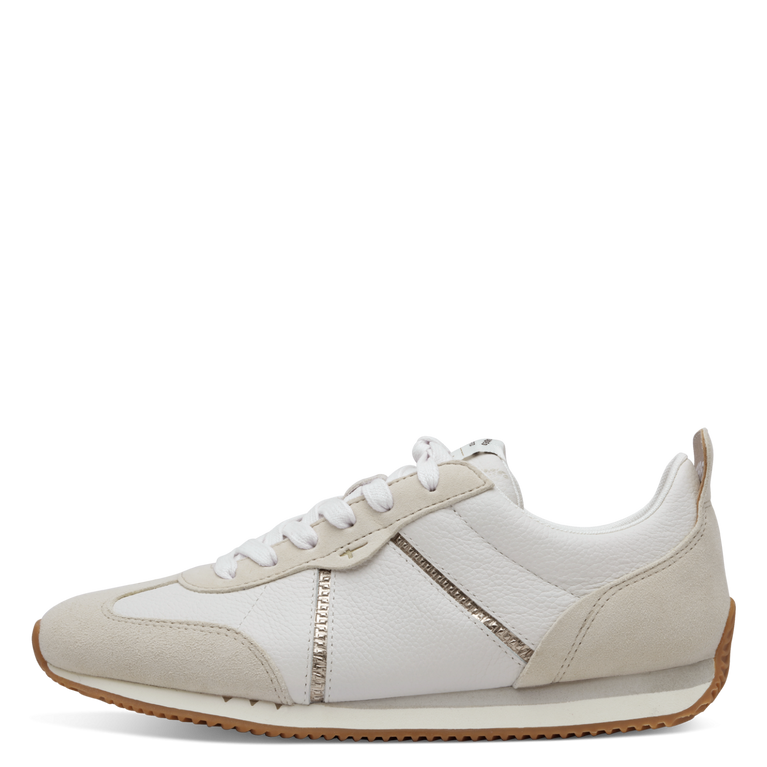 TAMARIS WOMENS 23652 White Leather Trainer