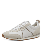 TAMARIS WOMENS 23652 White Leather Trainer