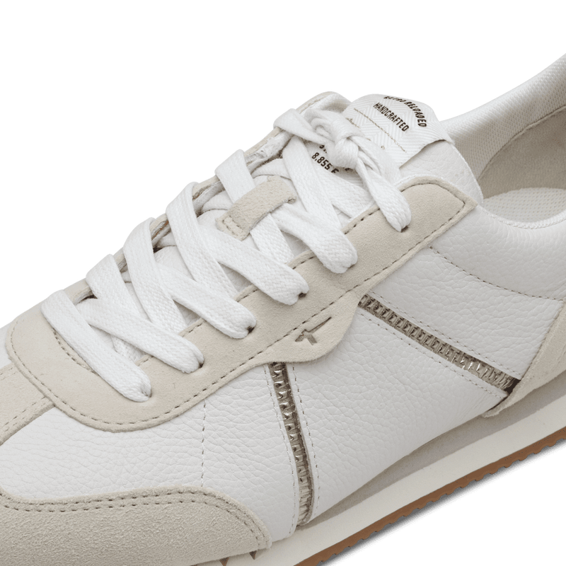 TAMARIS WOMENS 23652 White Leather Trainer