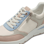 TAMARIS WOMENS 23721 Light Blue Comb Wedge Trainer