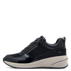 TAMARIS WOMENS  23754-45 805 Navy Comb Wedge Trainer