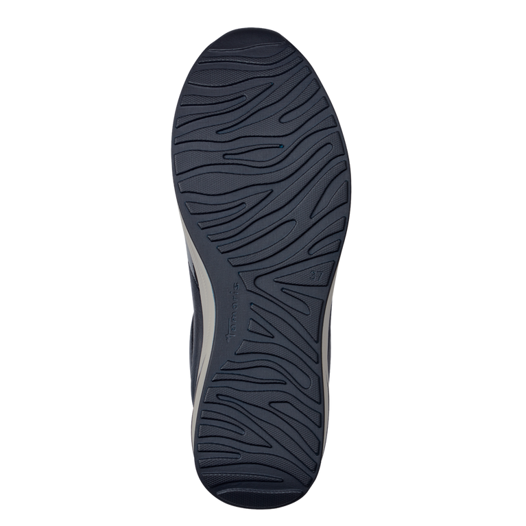 TAMARIS WOMENS  23754-45 805 Navy Comb Wedge Trainer