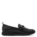 TAMARIS WOMENS 24711-42 003 Black Leather Loafer