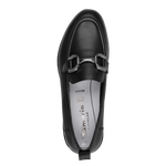 TAMARIS WOMENS 24711-42 003 Black Leather Loafer