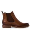 TAMARIS WOMENS 25056-41 444 Nut Leather Chelsea Style Ankle Boot