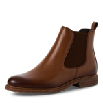 TAMARIS WOMENS 25056-41 444 Nut Leather Chelsea Style Ankle Boot