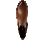 TAMARIS WOMENS 25056-41 444 Nut Leather Chelsea Style Ankle Boot